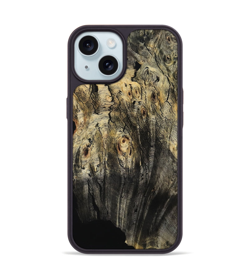 iPhone 15 Wood Phone Case - Jaron (Wood Burl, 799426)
