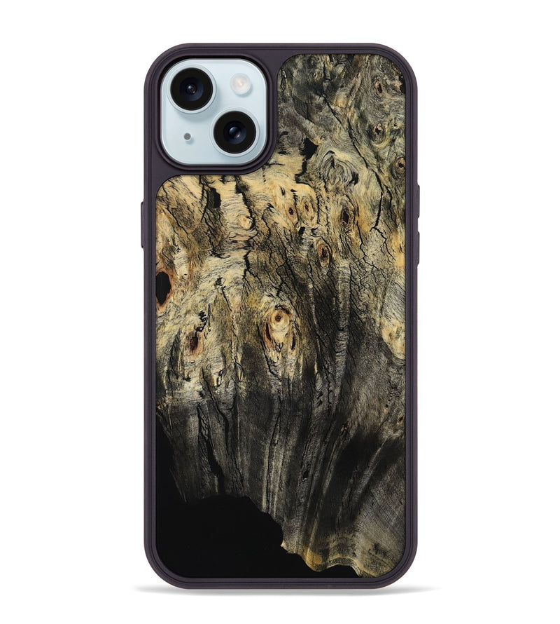iPhone 15 Plus Wood Phone Case - Jaron (Wood Burl, 799426)