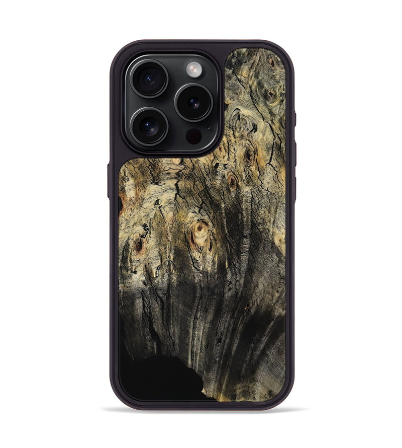 iPhone 15 Pro Wood Phone Case - Jaron (Wood Burl, 799426)