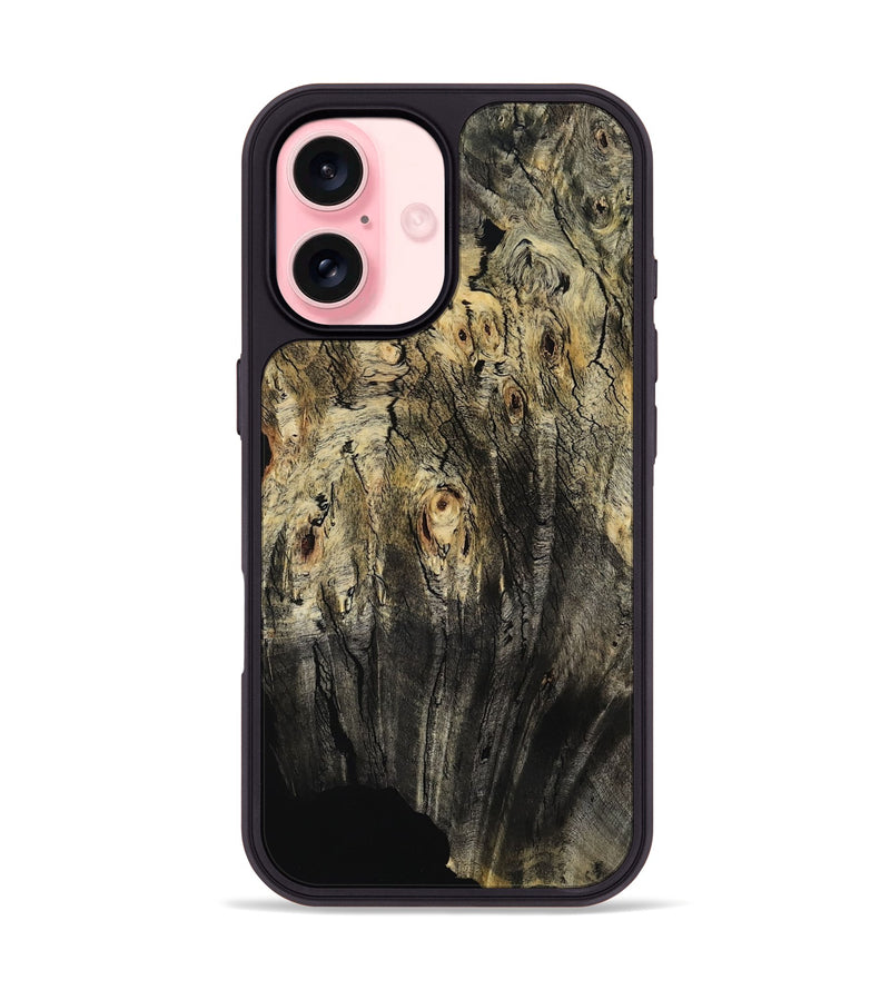 iPhone 16 Wood Phone Case - Jaron (Wood Burl, 799426)