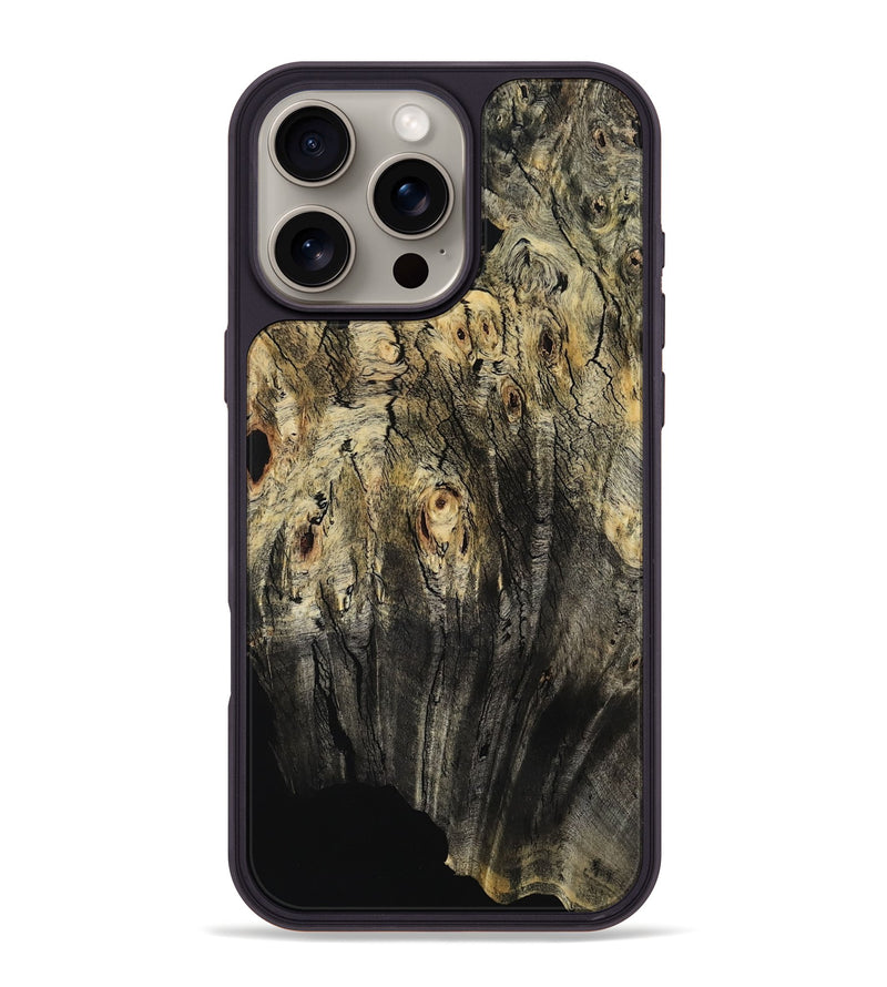 iPhone 16 Pro Max Wood Phone Case - Jaron (Wood Burl, 799426)