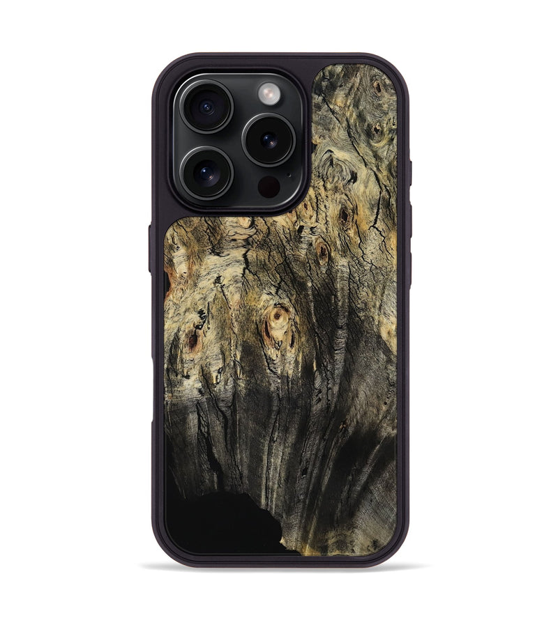 iPhone 16 Pro Wood Phone Case - Jaron (Wood Burl, 799426)