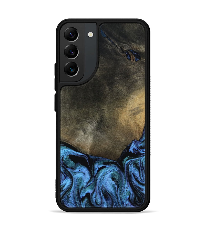 Galaxy S22 Plus Wood Phone Case - Gunner (Blue, 799427)
