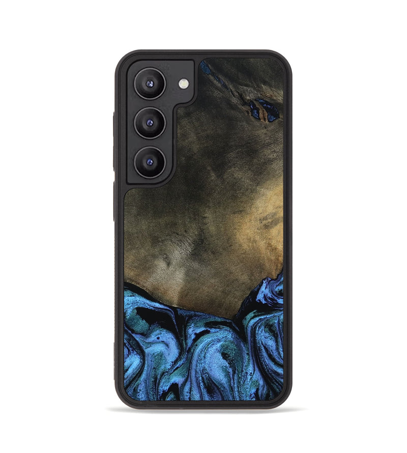 Galaxy S23 Wood Phone Case - Gunner (Blue, 799427)