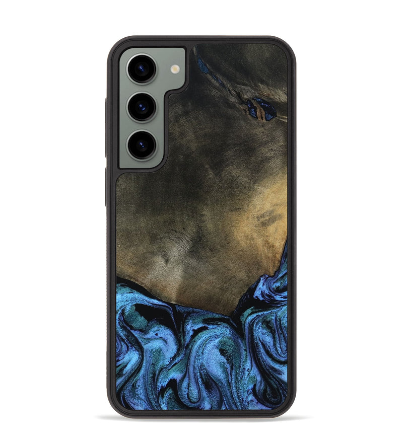 Galaxy S23 Plus Wood Phone Case - Gunner (Blue, 799427)