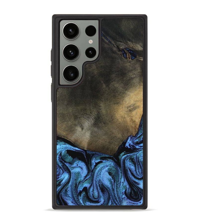 Galaxy S23 Ultra Wood Phone Case - Gunner (Blue, 799427)
