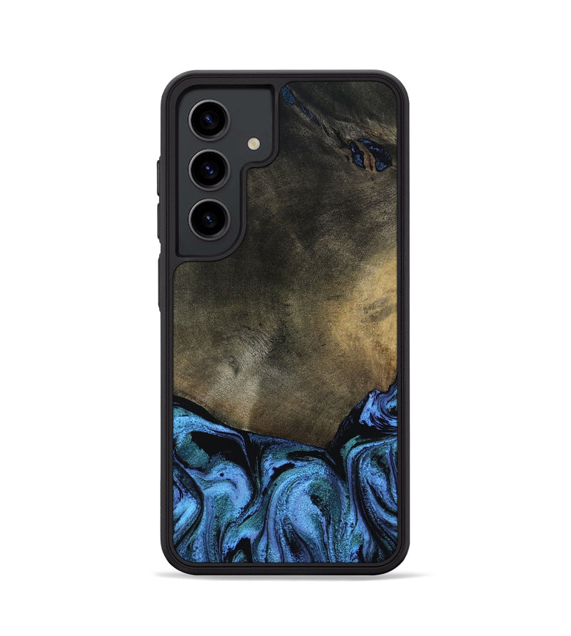 Galaxy S24 Wood Phone Case - Gunner (Blue, 799427)