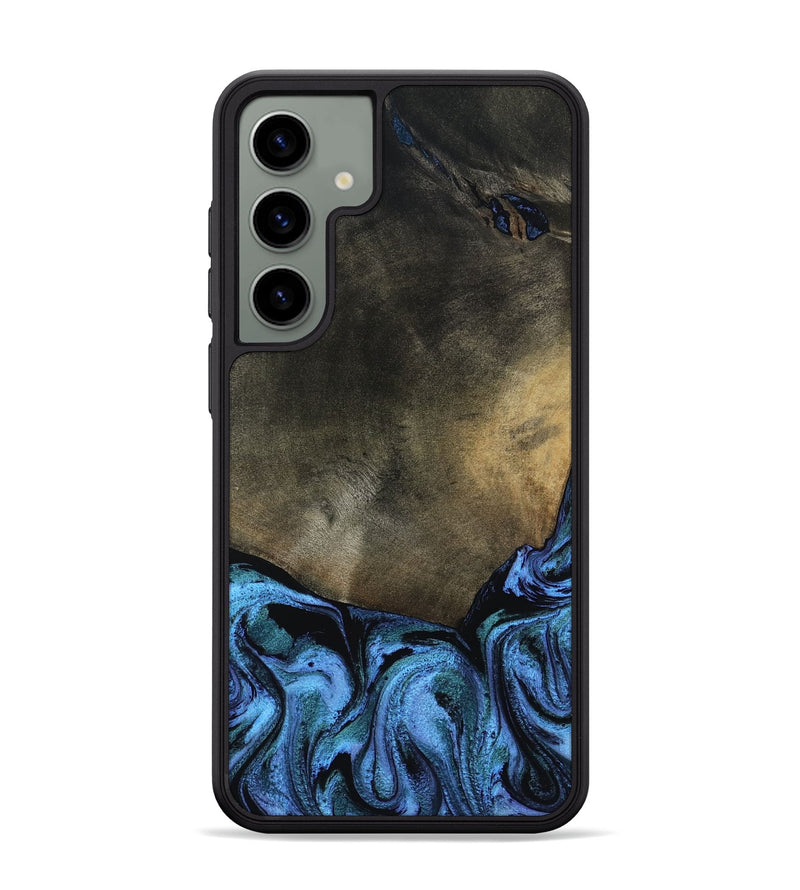 Galaxy S24 Plus Wood Phone Case - Gunner (Blue, 799427)