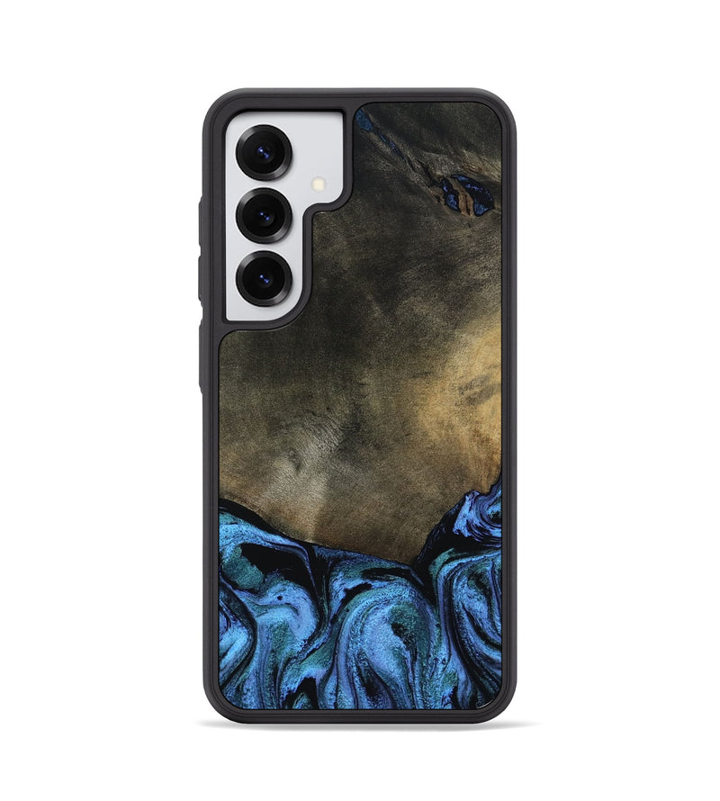 Galaxy S25 Wood Phone Case - Gunner (Blue, 799427)