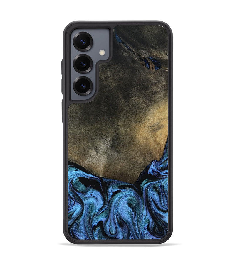 Galaxy S25 Plus Wood Phone Case - Gunner (Blue, 799427)