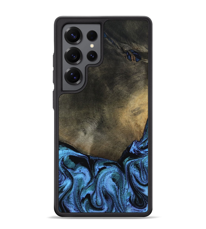 Galaxy S25 Ultra Wood Phone Case - Gunner (Blue, 799427)