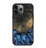 iPhone 13 Pro Max Wood Phone Case - Gunner (Blue, 799427)