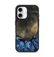 iPhone 17 Wood Phone Case - Gunner (Blue, 799427)