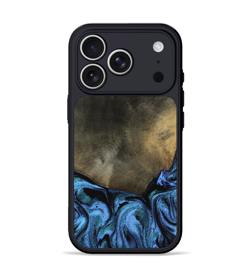 iPhone 17 Pro Wood Phone Case - Gunner (Blue, 799427)