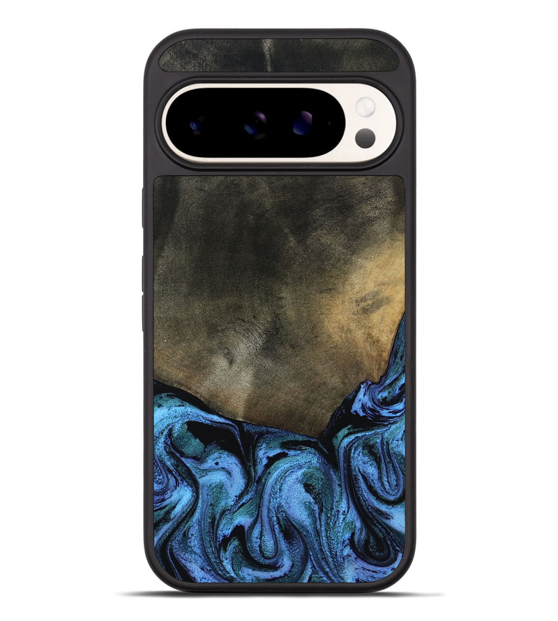 Pixel 9 Pro XL Wood Phone Case - Gunner (Blue, 799427)