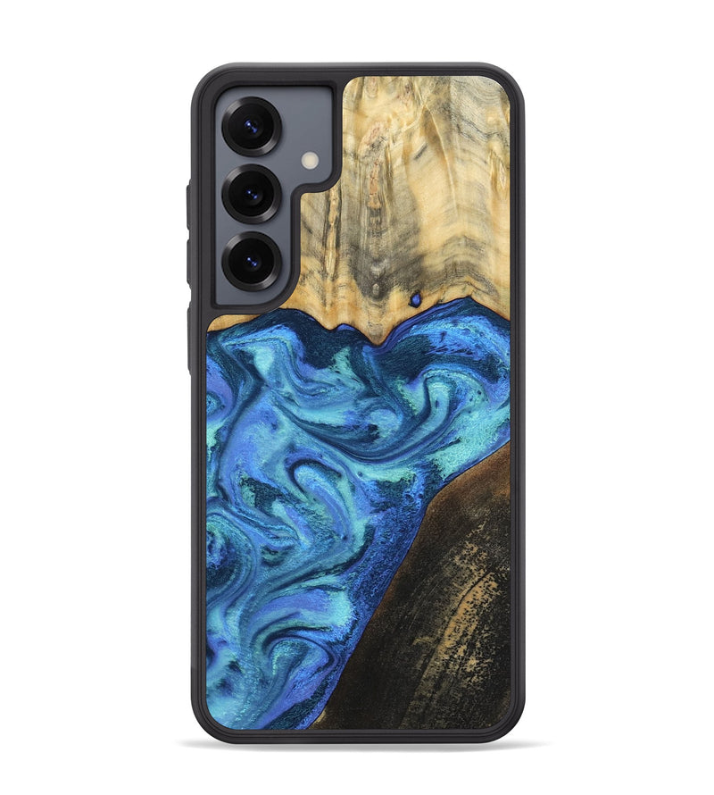Galaxy S25 Plus Wood Phone Case - Brenton (Blue, 799428)