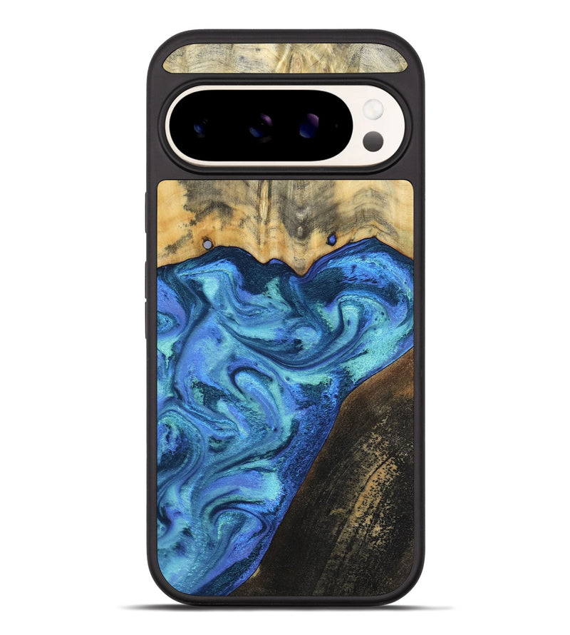 Pixel 10 Pro XL Wood Phone Case - Brenton (Blue, 799428)