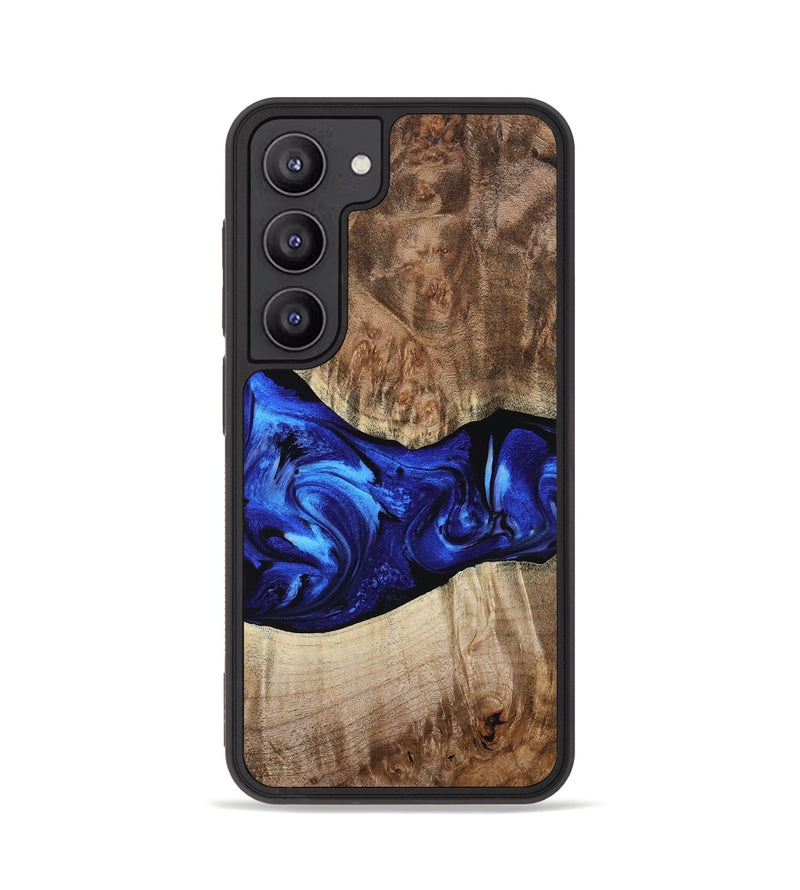 Galaxy S23 Wood Phone Case - Ada (Blue, 799429)