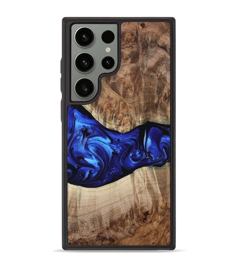 Galaxy S23 Ultra Wood Phone Case - Ada (Blue, 799429)