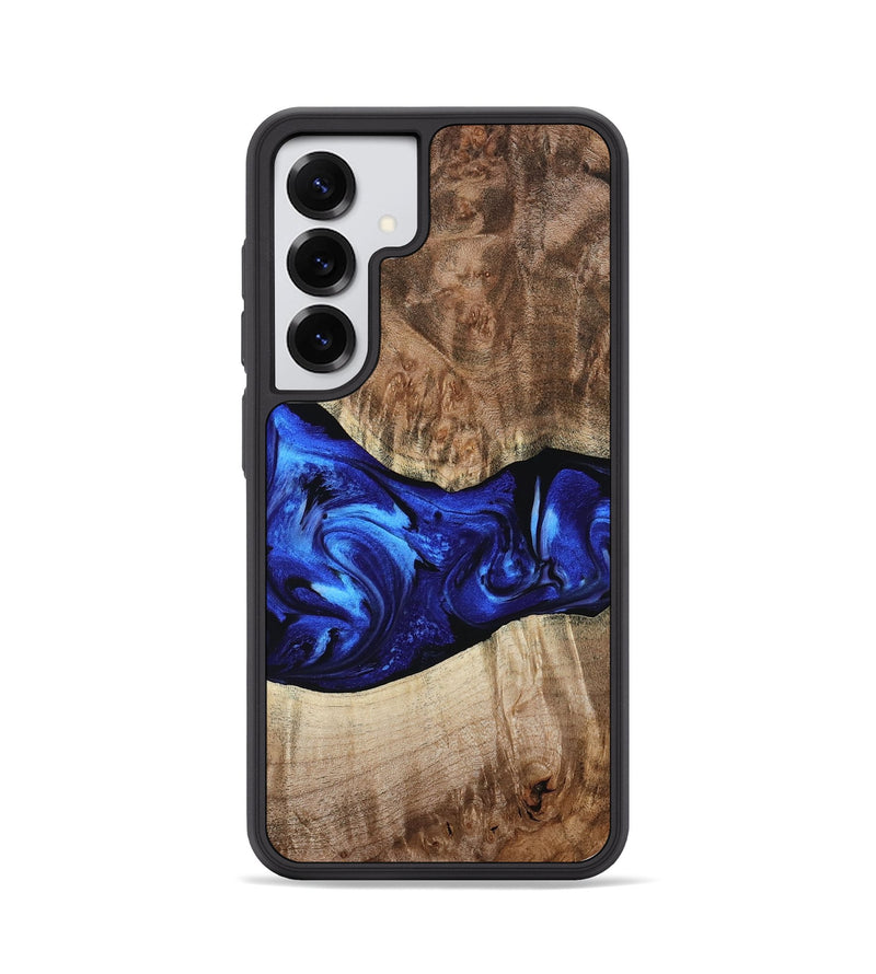 Galaxy S25 Wood Phone Case - Ada (Blue, 799429)