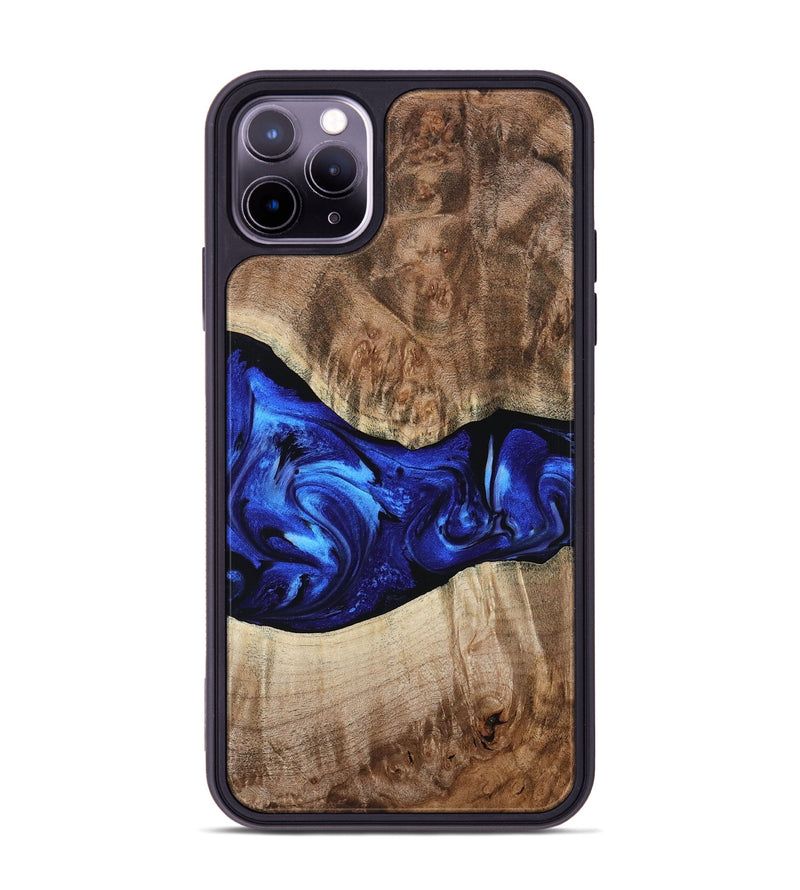 iPhone 11 Pro Max Wood Phone Case - Ada (Blue, 799429)