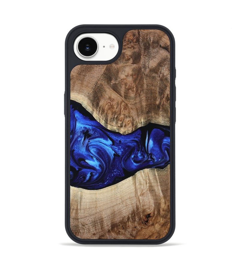 iPhone 16e Wood Phone Case - Ada (Blue, 799429)