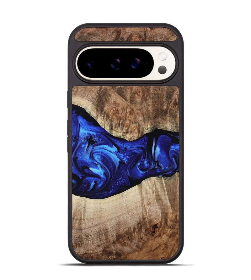 Pixel 9 Pro Wood Phone Case - Ada (Blue, 799429)