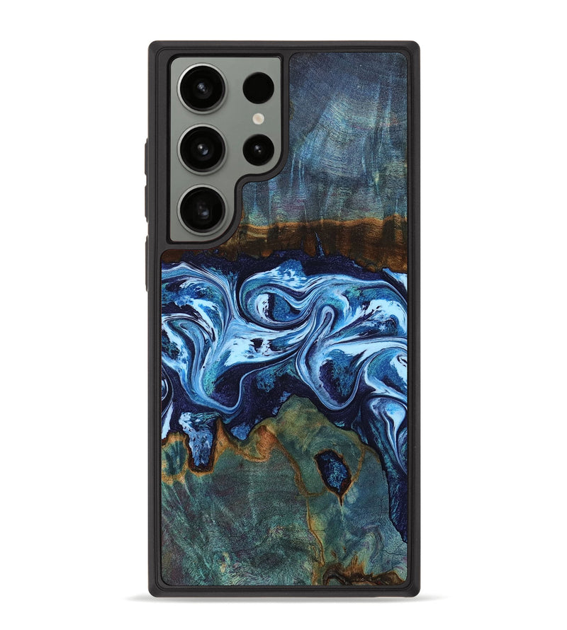 Galaxy S23 Ultra Wood Phone Case - Dawna (Blue, 799431)