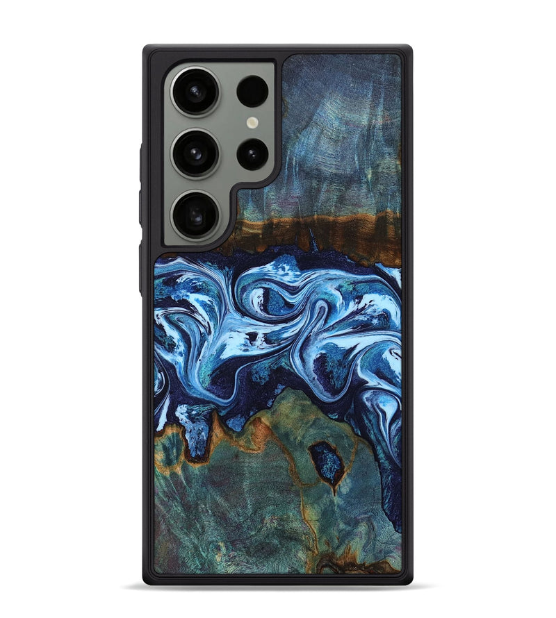 Galaxy S24 Ultra Wood Phone Case - Dawna (Blue, 799431)