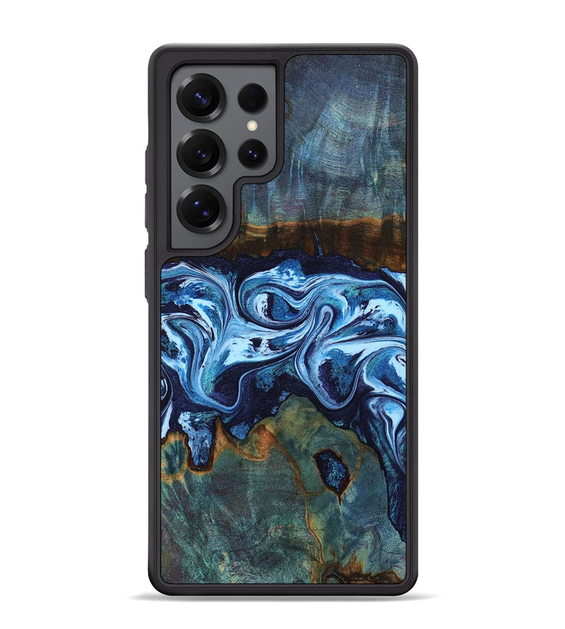 Galaxy S25 Ultra Wood Phone Case - Dawna (Blue, 799431)