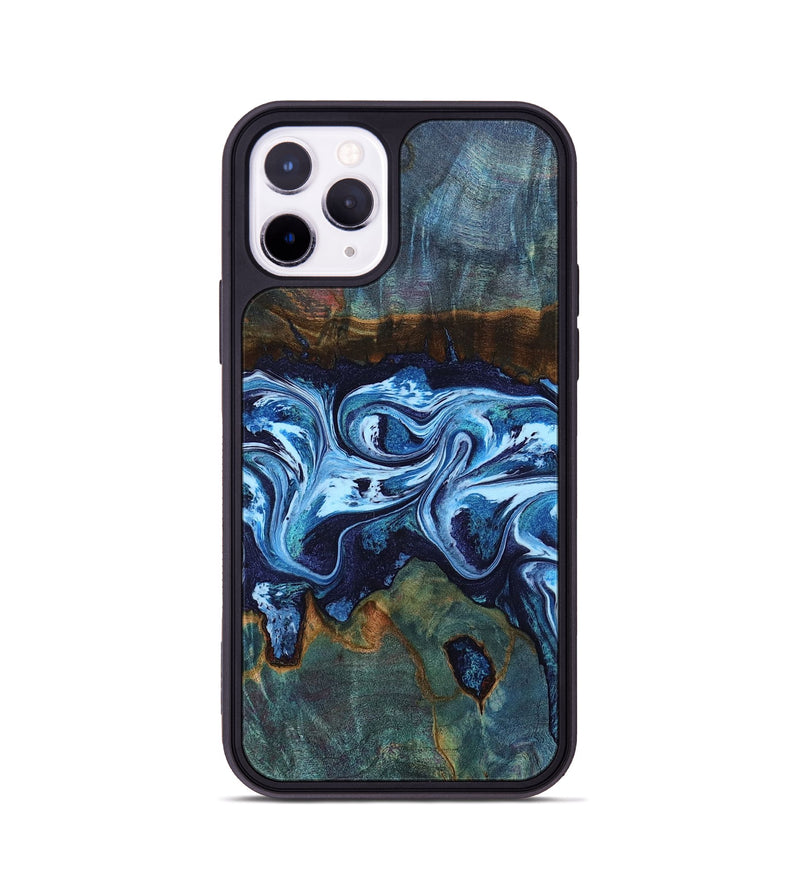 iPhone 11 Pro Wood Phone Case - Dawna (Blue, 799431)