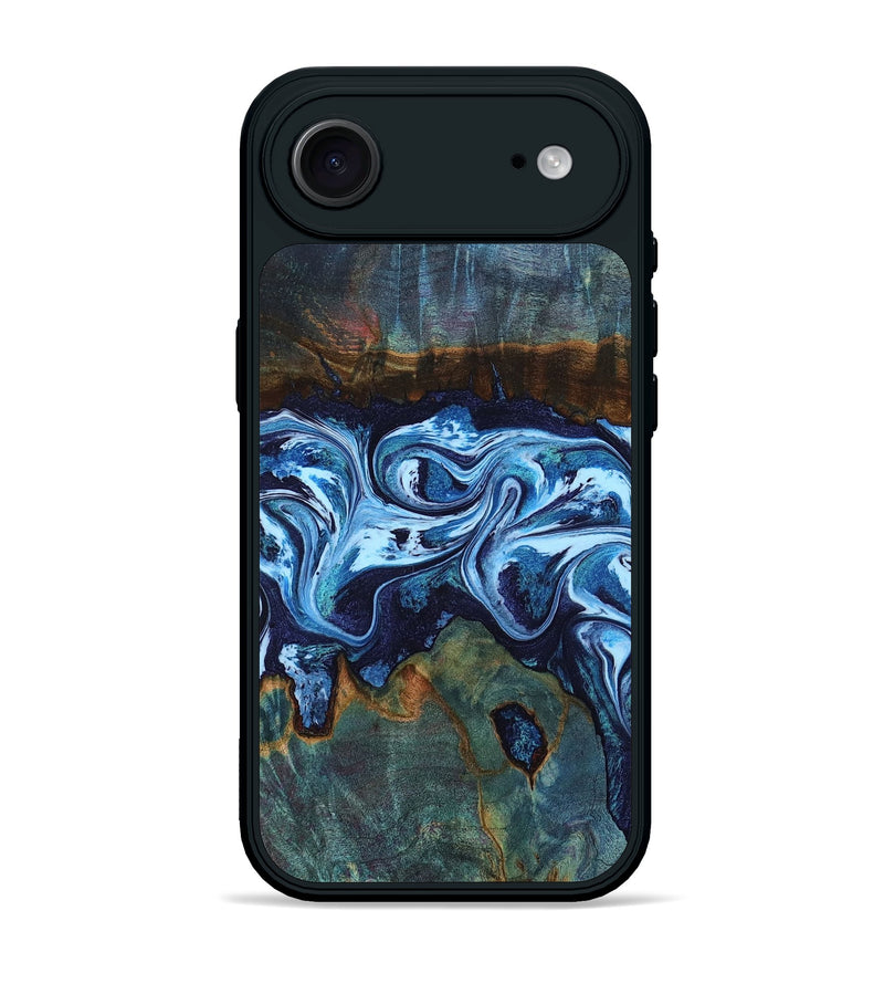 iPhone 17 Air Wood Phone Case - Dawna (Blue, 799431)