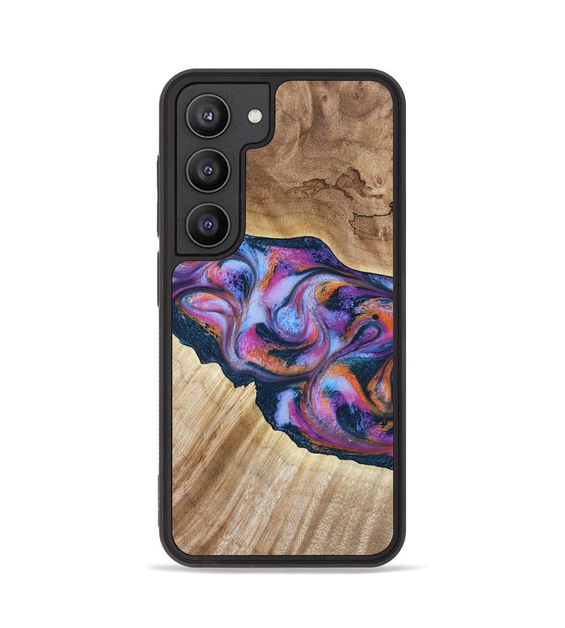Galaxy S23 Wood Phone Case - Lina (Blue, 799432)