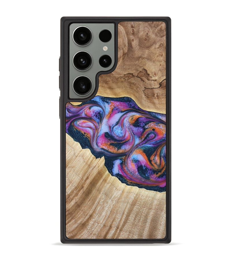 Galaxy S23 Ultra Wood Phone Case - Lina (Blue, 799432)