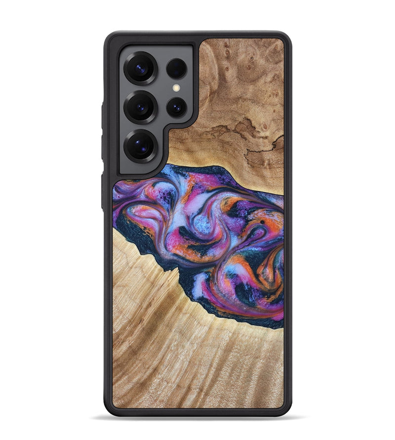 Galaxy S25 Ultra Wood Phone Case - Lina (Blue, 799432)