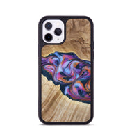 iPhone 11 Pro Wood Phone Case - Lina (Blue, 799432)