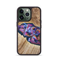 iPhone 13 Pro Wood Phone Case - Lina (Blue, 799432)
