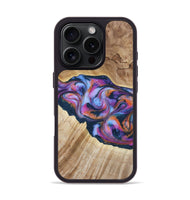 iPhone 16 Pro Wood Phone Case - Lina (Blue, 799432)