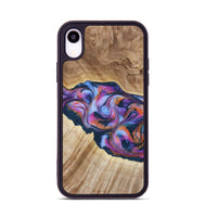 iPhone Xr Wood Phone Case - Lina (Blue, 799432)