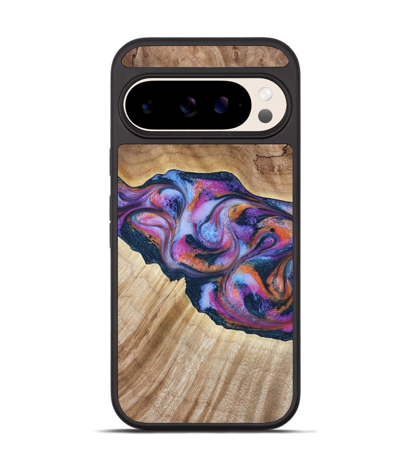 Pixel 10 Wood Phone Case - Lina (Blue, 799432)