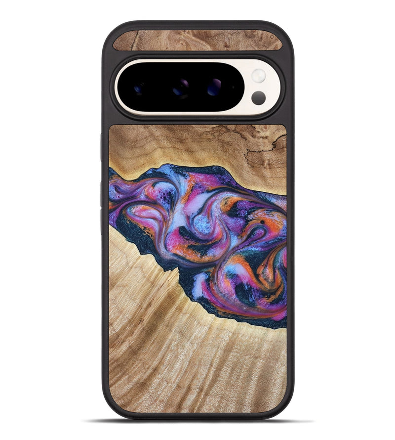 Pixel 10 Pro XL Wood Phone Case - Lina (Blue, 799432)