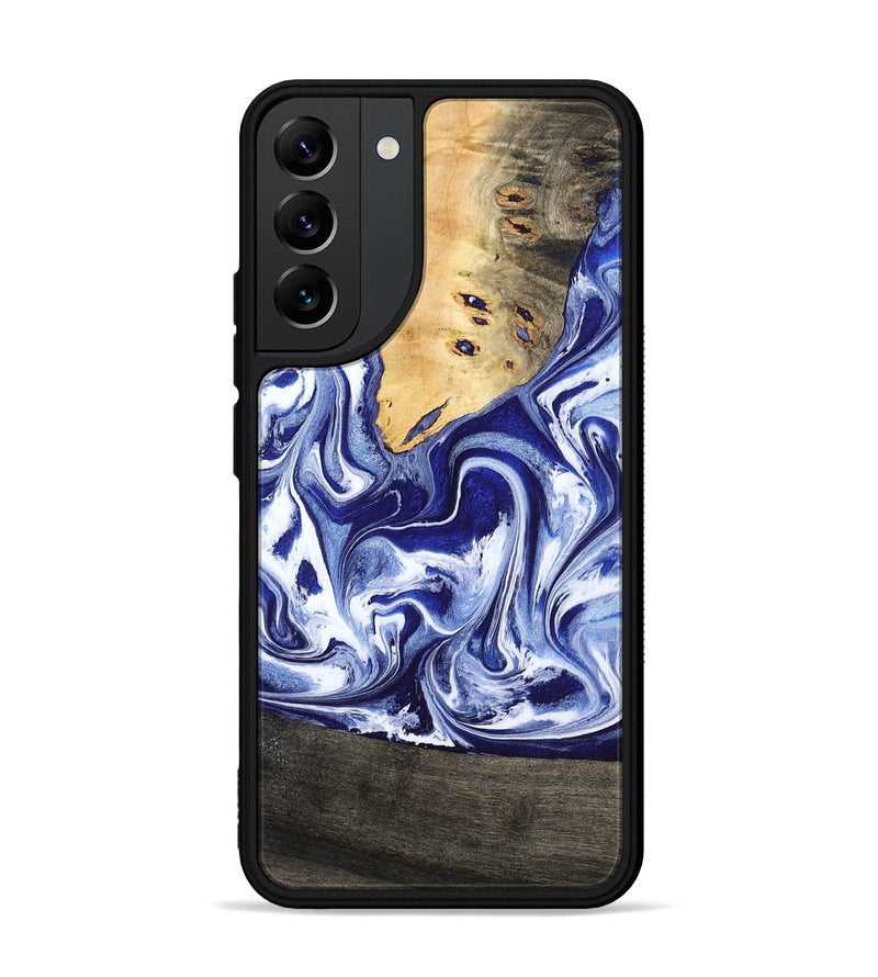 Galaxy S22 Plus Wood Phone Case - Boaz (Blue, 799433)