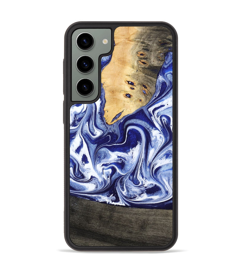 Galaxy S23 Plus Wood Phone Case - Boaz (Blue, 799433)