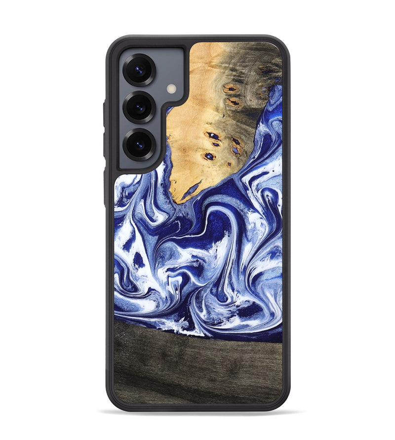 Galaxy S25 Plus Wood Phone Case - Boaz (Blue, 799433)