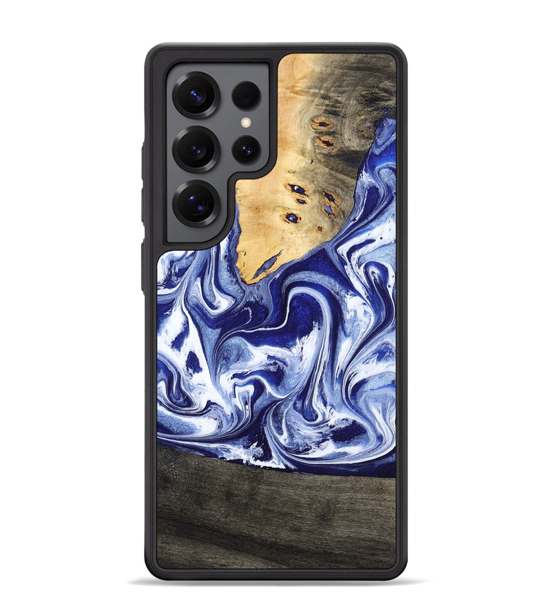 Galaxy S25 Ultra Wood Phone Case - Boaz (Blue, 799433)