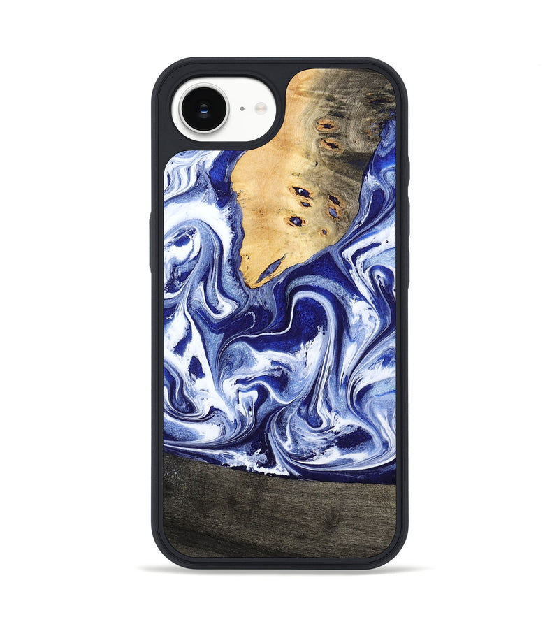 iPhone 16e Wood Phone Case - Boaz (Blue, 799433)