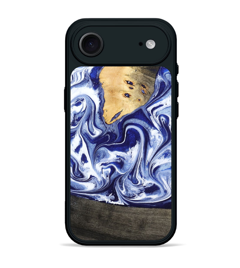 iPhone 17 Air Wood Phone Case - Boaz (Blue, 799433)