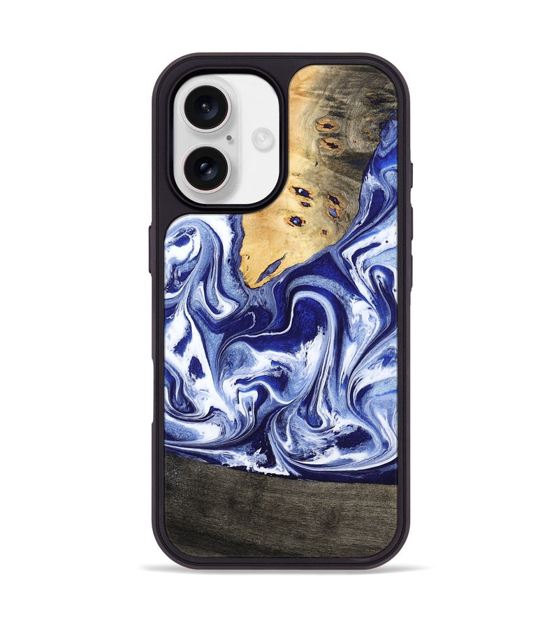 iPhone 17 Wood Phone Case - Boaz (Blue, 799433)