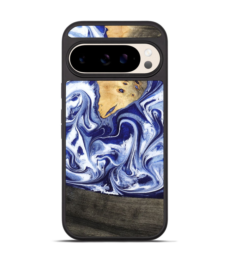 Pixel 10 Wood Phone Case - Boaz (Blue, 799433)