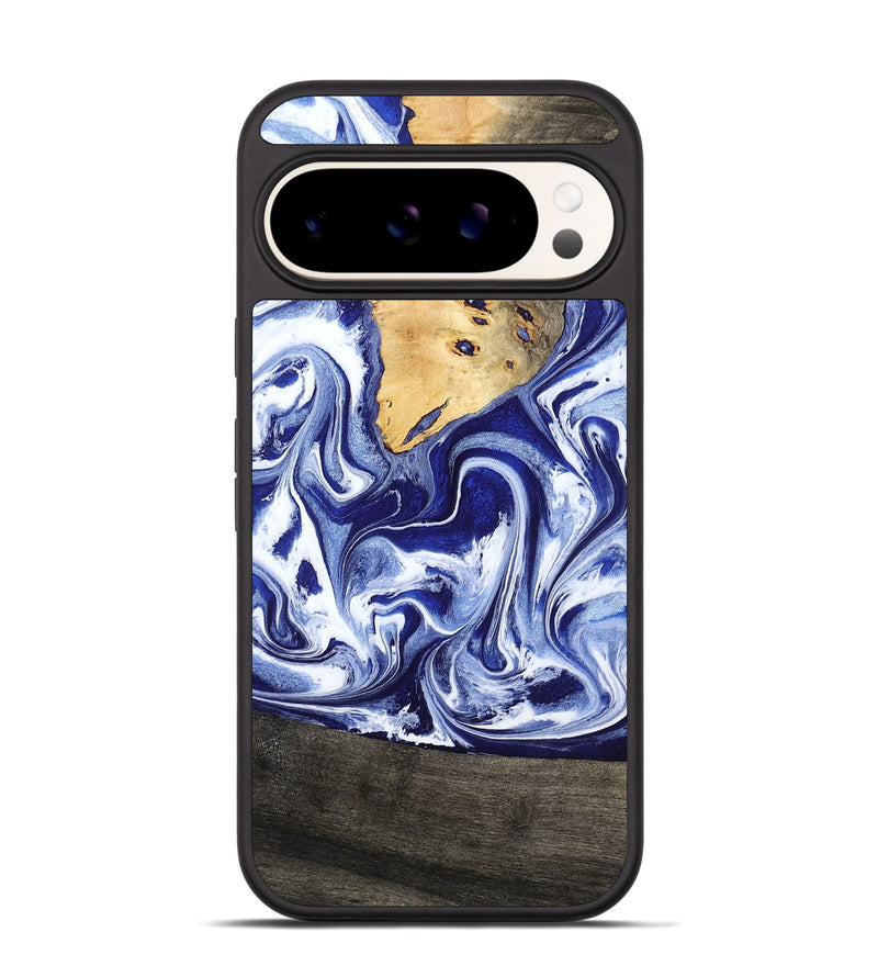 Pixel 9 Pro Wood Phone Case - Boaz (Blue, 799433)